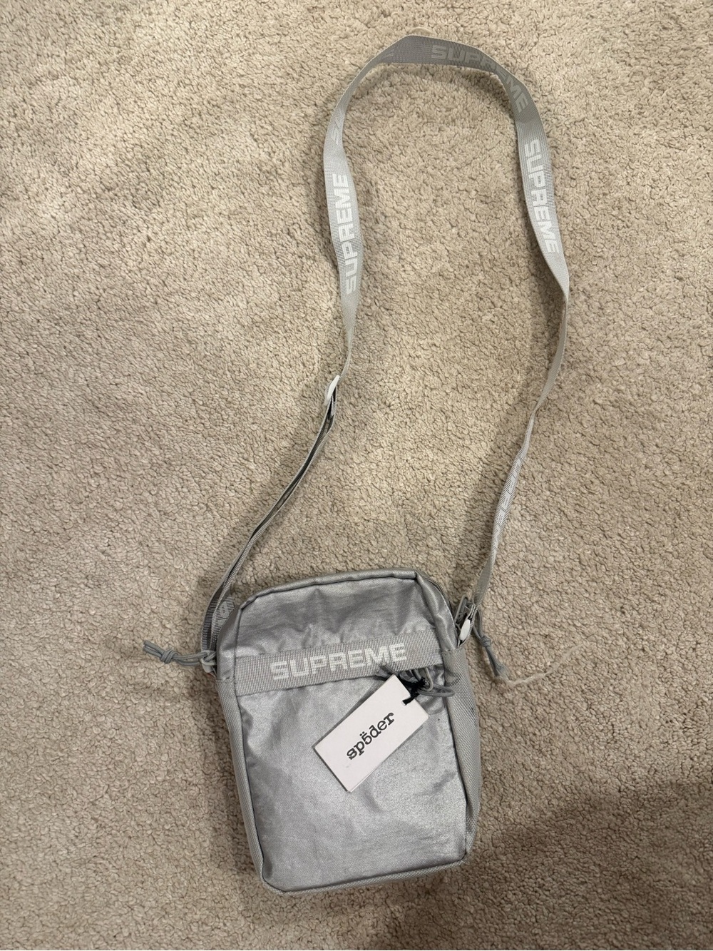 Supreme Silver bag
